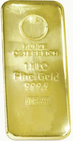 Münze Österreich Goldbarren 1000 Gramm