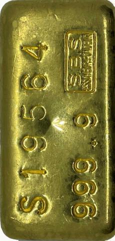 Goldbarren 250 Gramm SBS Schweiz