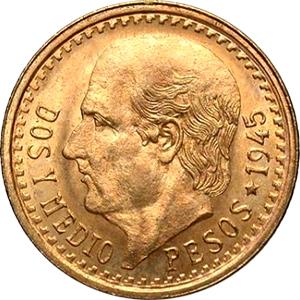 2,5 Pesos Mexiko Centenario Hidalgo kaufen und verkaufen