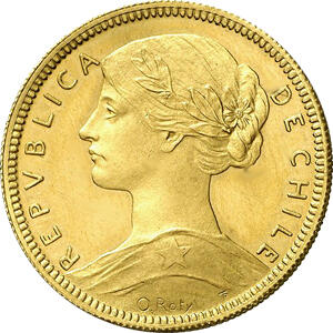 20 Pesos Chile Liberty kaufen und verkaufen
