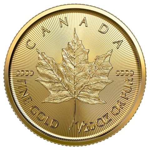 1/20 Unze Maple Leaf Gold Kanada