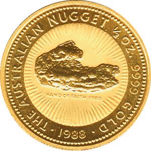 Känguru 1/2 Unze 1989