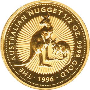 Känguru 1/2 Unze 1996