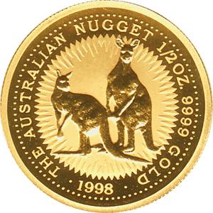 Känguru 1/2 Unze 1998