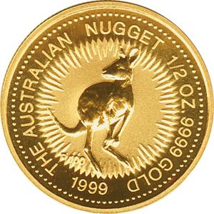 Känguru 1/2 Unze 1999