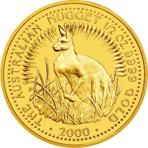 Känguru 1/2 Unze 2000