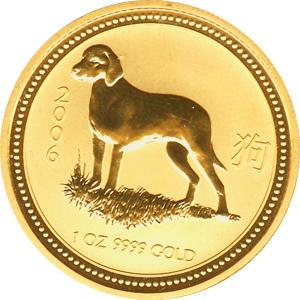 Lunar I Hund 1/4 Unze 2006