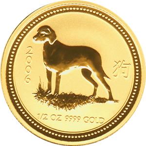 Lunar I Hund 1/2 Unze 2006