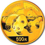 China Panda 1/2 Unze 2008 Goldpanda 200 Yuan