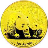 China Panda 1/20 Unze 2011 Goldpanda 20 Yuan