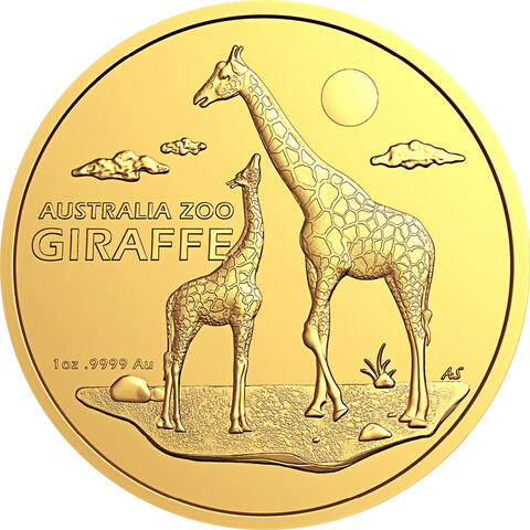 Australien Zoo Giraffe 1 Unze 2024