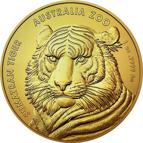 Australien Zoo Sumatra Tiger 1 Unze 2020