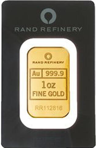 Goldbarren 1 Unze Rand Refinery