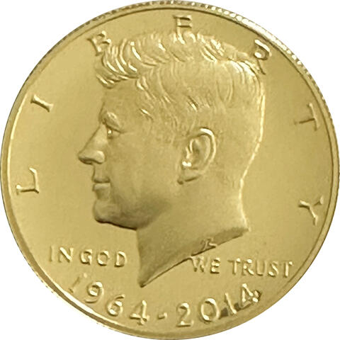 USA Goldmünze 3/4 Unze Kennedy 1964-2014 