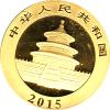 China Panda 1/2 Unze 2015 Goldpanda 200 Yuan