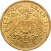 20 Mark Kaiserreich Baden 1911-1914 Friedrich II Jaeger 192