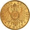10 Mark Kaiserreich Bremen 1907 Stadtwappen Jaeger 204