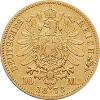 10 Mark Kaiserreich Hamburg 1873 Stadtwappen Jaeger 206