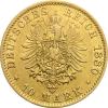 10 Mark Kaiserreich Hamburg 1875-1888 Stadtwappen Jaeger 209