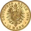 10 Mark Kaiserreich 1878 Mecklenburg Schwerin Jaeger 231 Friedrich Franz