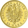 20 Mark Kaiserreich 1882 Sachsen Meiningen Georg II Jaeger 276