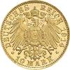 10 Mark Kaiserreich 1902-1914 Sachsen Meiningen Georg Jaeger 280