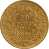 10 Franc Napoleon III mit Kranz Goldmünze 