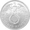 Hindenburg mit Kreuz 2 Reichsmark Silbermünze