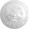 DDR 1970 5 Mark Gedenkmünze Wilhelm Conrad Röntgen