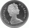 Canada Silber Gedenkmünze 1 Dollar Toronto Kanu 1984