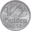 Freie Stadt Danzig 1/2 Halber Gulden 1932
