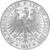 Altdeutschland Freie Stadt Frankfurt Silber Vereinstaler 1857 1858