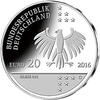20 Euro Silber Gedenkmünze PP 2016 Ernst Litfaß
