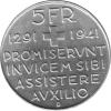 Schweiz 5 Franken Rültischwur 1941