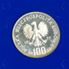Polen 100 Zlotych Silber 1977 Ochrona Srodowiska