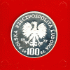 Polen 100 Zlotych Silber 1977 Ochrona Srodowiska