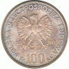 Polen 100 Zlotych Silber 1980 Ochrona Srodowiska