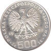 Polen 500 Zlotych Silber 1982 Dar Mlodziezy