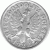 Polen 1 Zloty Silber 1924 