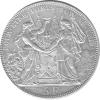 Schweiz 5 Franken 1876 Lausanne Schützentaler