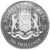 Somalia Elefant 10 Unzen Silber 2023