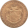 25 Franken Liechtenstein Goldmünze Prince Franz Josef II 1961