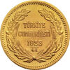 Türkei 100 Piaster Goldmünze Istanbul Atatürk seit 1923