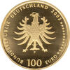 100 Euro Goldmünze 2003 UNESCO Weltkulturerbe Stadt Quedlinburg