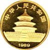 China Panda 1 Unze 1989 Goldpanda 100 Yuan
